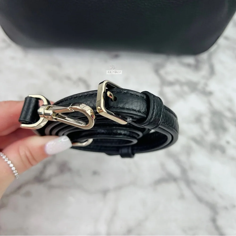 Kate Spade Dumpling Large Satchel In Black - Picture 13 of 14